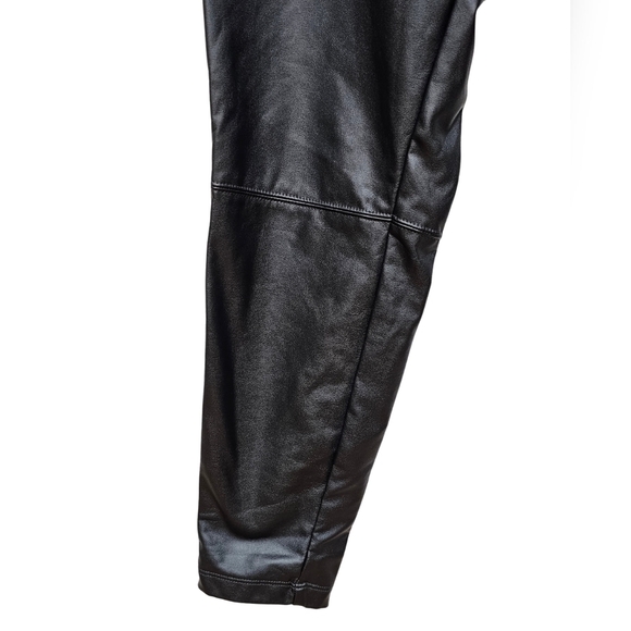 a • new day Faux Leather Vegan Black Leggings - Picture 2 of 6